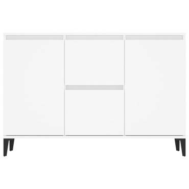 vidaXL Μπουφές Λευκός 104x35x70cm από Επεξεργασμένο Ξύλο 1 τεμ.