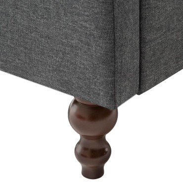 vidaXL Πολυθρόνα Σκούρο Γκρι Υφασμάτινη 72x68x70cm 1 τεμ.