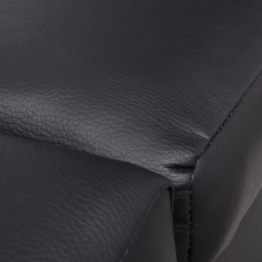 vidaXL Σεζλόνγκ Μαύρη από Συνθετικό Δέρμα 154x52,5x72cm 1 τεμ.