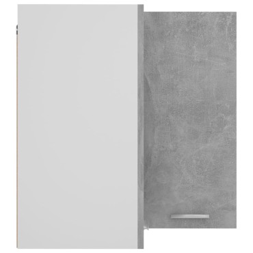 vidaXL Ντουλάπι Γωνία Κρεμαστό Lyon Γκρι Σκυρ. 57x57x60cm από 1 τεμ.