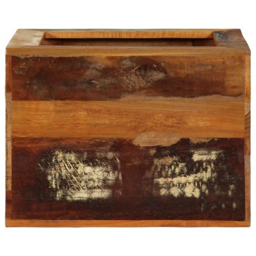 vidaXL Σκαμπό 40x30x40cm από Μασίφ Ανακυκλωμένο Ξύλο 1 τεμ.