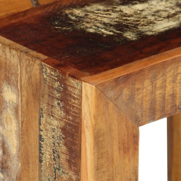 vidaXL Σκαμπό 40x30x40cm από Μασίφ Ανακυκλωμένο Ξύλο 1 τεμ.