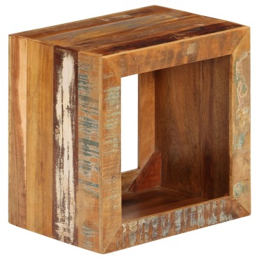 vidaXL Σκαμπό 40x30x40cm από Μασίφ Ανακυκλωμένο Ξύλο 1 τεμ.