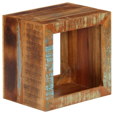 vidaXL Σκαμπό 40x30x40cm από Μασίφ Ανακυκλωμένο Ξύλο 1 τεμ.