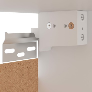 vidaXL Ντουλάπι Γωνία Κρεμαστό Lyon Μαύρο 57x57x60cm από 1 τεμ.