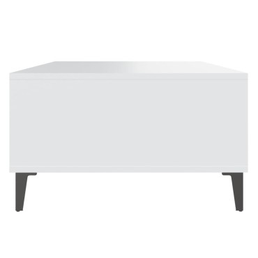 vidaXL Τραπεζάκι Σαλονιού Λευκό 103,5x60x35cm από Επεξ. Ξύλο 1 τεμ.