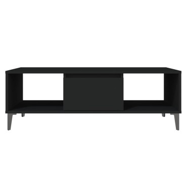 vidaXL Τραπεζάκι Σαλονιού Μαύρο 103,5x60x35cm από Επεξ. Ξύλο 1 τεμ.