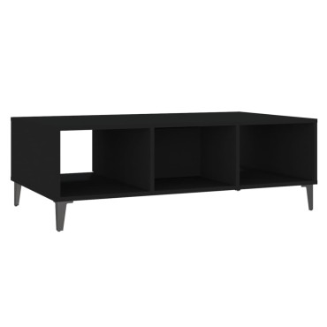 vidaXL Τραπεζάκι Σαλονιού Μαύρο 103,5x60x35cm από Επεξ. Ξύλο 1 τεμ.