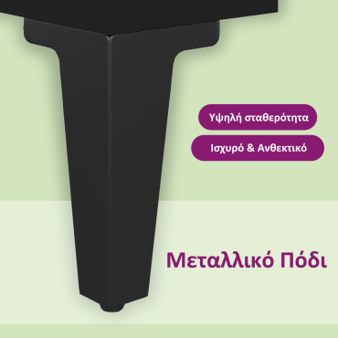 vidaXL Μπουφές Μαύρος 104x35x70cm από Επεξεργασμένο Ξύλο 1 τεμ.