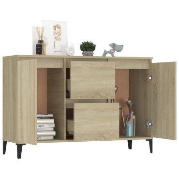vidaXL Μπουφές Sonoma Δρυς 104x35x70cm από Επεξεργασμένο Ξύλο 1 τεμ.