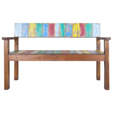 vidaXL Πάγκος από Μασίφ Ανακυκλωμένο Ξύλο 115x51x80cm 1 τεμ.
