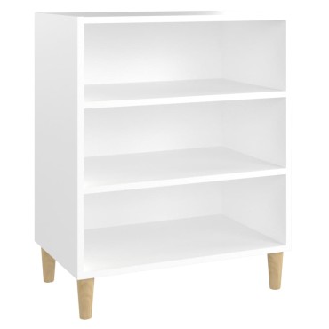 vidaXL Ραφιέρα Λευκή 57x35x70cm από Μοριοσανίδα 1 τεμ.