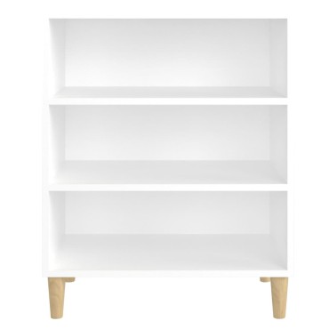 vidaXL Ραφιέρα Λευκή 57x35x70cm από Μοριοσανίδα 1 τεμ.