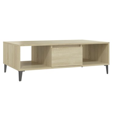 vidaXL Τραπεζάκι Σαλονιού Sonoma Δρυς 103,5x60x35cm από Επεξ. Ξύλο 1 τεμ.