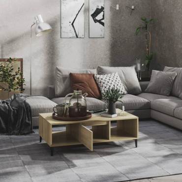 vidaXL Τραπεζάκι Σαλονιού Sonoma Δρυς 103,5x60x35cm από Επεξ. Ξύλο 1 τεμ.