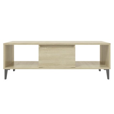 vidaXL Τραπεζάκι Σαλονιού Sonoma Δρυς 103,5x60x35cm από Επεξ. Ξύλο 1 τεμ.