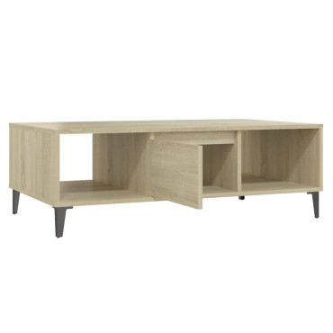vidaXL Τραπεζάκι Σαλονιού Sonoma Δρυς 103,5x60x35cm από Επεξ. Ξύλο 1 τεμ.