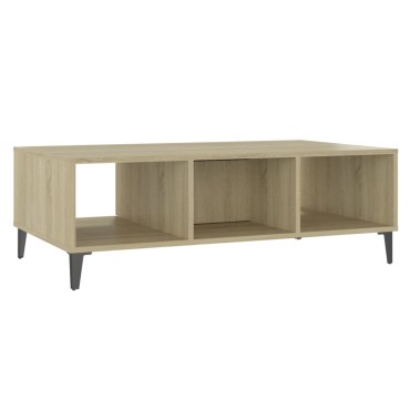 vidaXL Τραπεζάκι Σαλονιού Sonoma Δρυς 103,5x60x35cm από Επεξ. Ξύλο 1 τεμ.