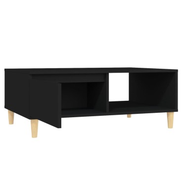 vidaXL Τραπεζάκι Σαλονιού Μαύρο 90x60x35cm από Επεξεργασμένο Ξύλο 1 τεμ.