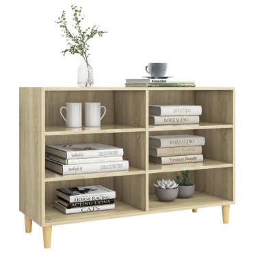 vidaXL Ραφιέρα Sonoma Δρυς 103,5x35x70cm από Επεξεργ. Ξύλο 1 τεμ.