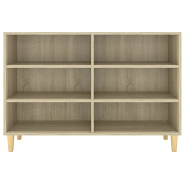 vidaXL Ραφιέρα Sonoma Δρυς 103,5x35x70cm από Επεξεργ. Ξύλο 1 τεμ.