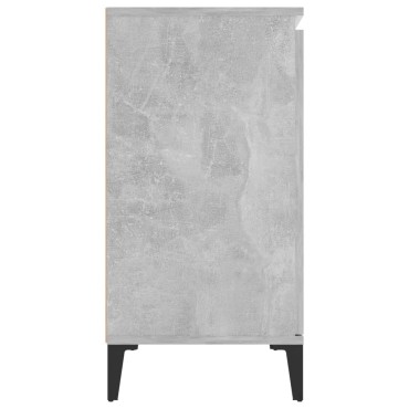 vidaXL Μπουφές Γκρι Σκυροδέματος 104x35x70cm από Επεξεργασμένο Ξύλο 1 τεμ.