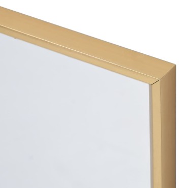 vidaXL Καθρέφτης Χρυσός 60 x 60 εκ.