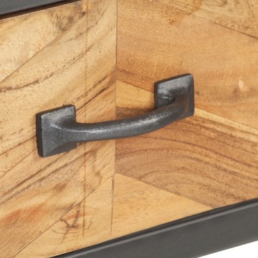 vidaXL Τραπέζι Κονσόλα 110x35x75cm από Μασίφ Ξύλο Ακακίας 1 τεμ.