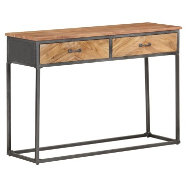 vidaXL Τραπέζι Κονσόλα 110x35x75cm από Μασίφ Ξύλο Ακακίας 1 τεμ.