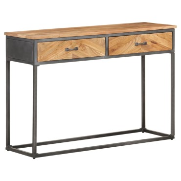 vidaXL Τραπέζι Κονσόλα 110x35x75cm από Μασίφ Ξύλο Ακακίας 1 τεμ.