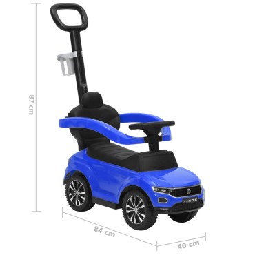 vidaXL Παιδικό Αυτοκίνητο Περπατούρα Volkswagen T-Roc Μπλε