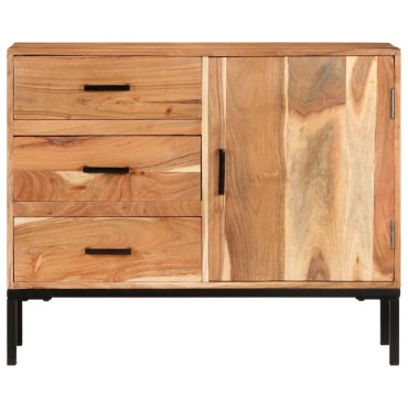 vidaXL Ντουλάπι με Συρτάρια 88x30x73cm από Μασίφ Ξύλο Ακακίας 1 τεμ.