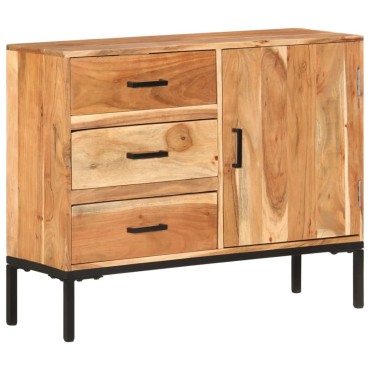vidaXL Ντουλάπι με Συρτάρια 88x30x73cm από Μασίφ Ξύλο Ακακίας 1 τεμ.