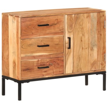 vidaXL Ντουλάπι με Συρτάρια 88x30x73cm από Μασίφ Ξύλο Ακακίας 1 τεμ.