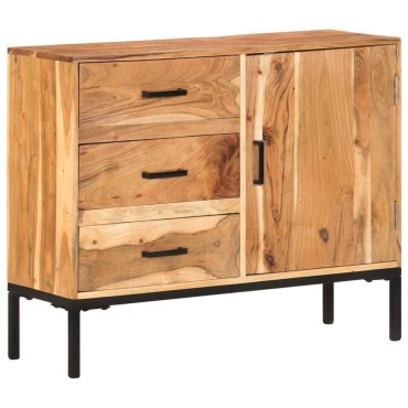 vidaXL Ντουλάπι με Συρτάρια 88x30x73cm από Μασίφ Ξύλο Ακακίας 1 τεμ.