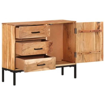 vidaXL Ντουλάπι με Συρτάρια 88x30x73cm από Μασίφ Ξύλο Ακακίας 1 τεμ.