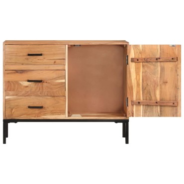 vidaXL Ντουλάπι με Συρτάρια 88x30x73cm από Μασίφ Ξύλο Ακακίας 1 τεμ.