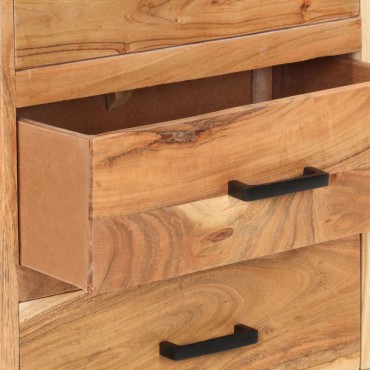 vidaXL Ντουλάπι με Συρτάρια 88x30x73cm από Μασίφ Ξύλο Ακακίας 1 τεμ.