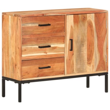 vidaXL Ντουλάπι με Συρτάρια 88x30x73cm από Μασίφ Ξύλο Ακακίας 1 τεμ.