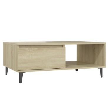 vidaXL Τραπεζάκι Σαλονιού Sonoma Δρυς 90x60x35cm Επεξεργασμένο Ξύλο 1 τεμ.