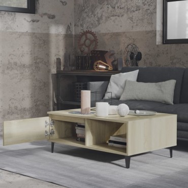 vidaXL Τραπεζάκι Σαλονιού Sonoma Δρυς 90x60x35cm Επεξεργασμένο Ξύλο 1 τεμ.