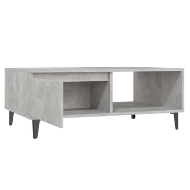 vidaXL Τραπεζάκι Σαλονιού Γκρι Σκυρ. 90x60x35cm Επεξεργασμένο Ξύλο 1 τεμ.