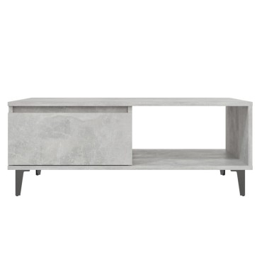 vidaXL Τραπεζάκι Σαλονιού Γκρι Σκυρ. 90x60x35cm Επεξεργασμένο Ξύλο 1 τεμ.