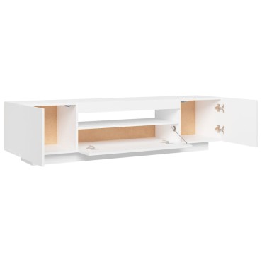vidaXL Έπιπλο Τηλεόρασης με LED Γκρι 160x35x40cm