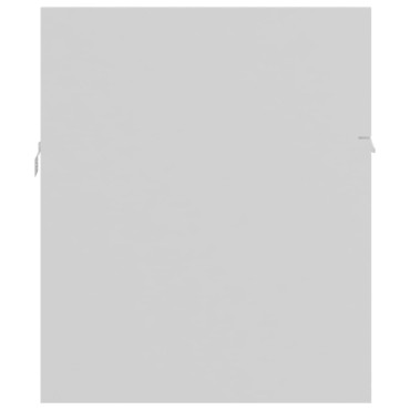 vidaXL Ντουλάπι Νιπτήρα Λευκό 90x38,5x46cm από Επεξ. Ξύλο 1 τεμ.
