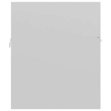 vidaXL Σετ Επίπλων Μπάνιου Γυαλιστερό Λευκό από Μοριοσανίδα 90x38,5x46cm