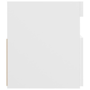 vidaXL Έπιπλο Τηλεόρασης με LED Λευκό 90x35x40cm