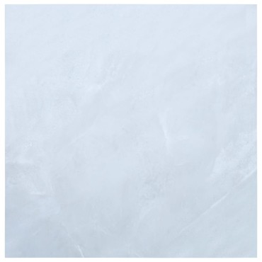 vidaXL Δάπεδο Αυτοκόλλητο Λευκό με Όψη Μάρμαρου 20 τεμ 1,86 μ² από PVC