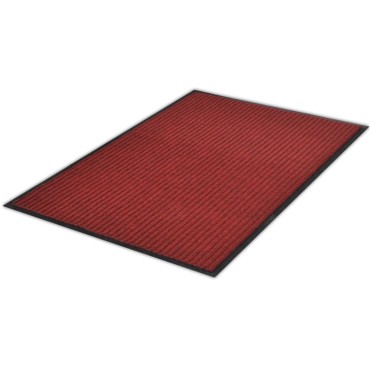 vidaXL Πατάκι Πόρτας Κόκκινο 120 x 180 εκ. από PVC