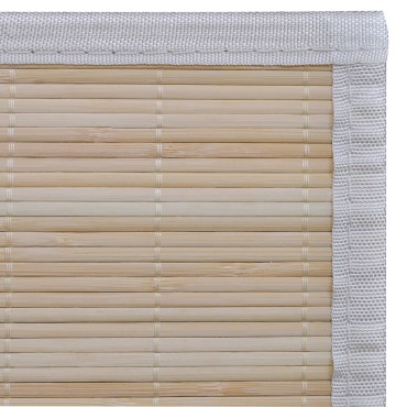 Χαλί Ορθογώνιο 80x200cm από Φυσικό Μπαμπού